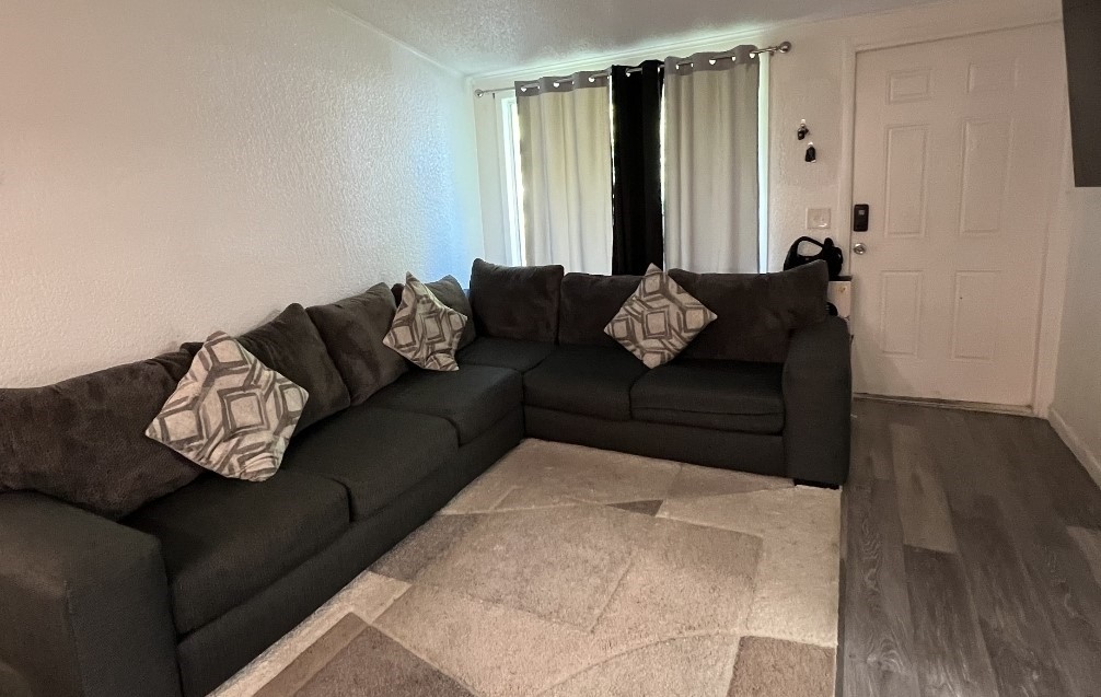 Living area featuring