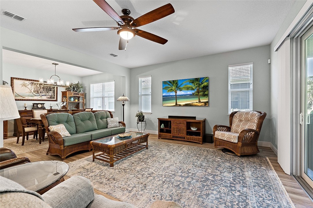 Super Open Concept with Large Living Room Open to the Kitchen and Dining Room