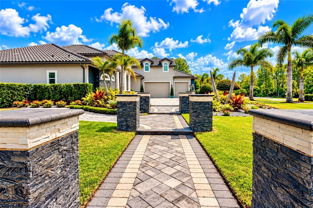 Extra Parking to the side of Home with custom walkways