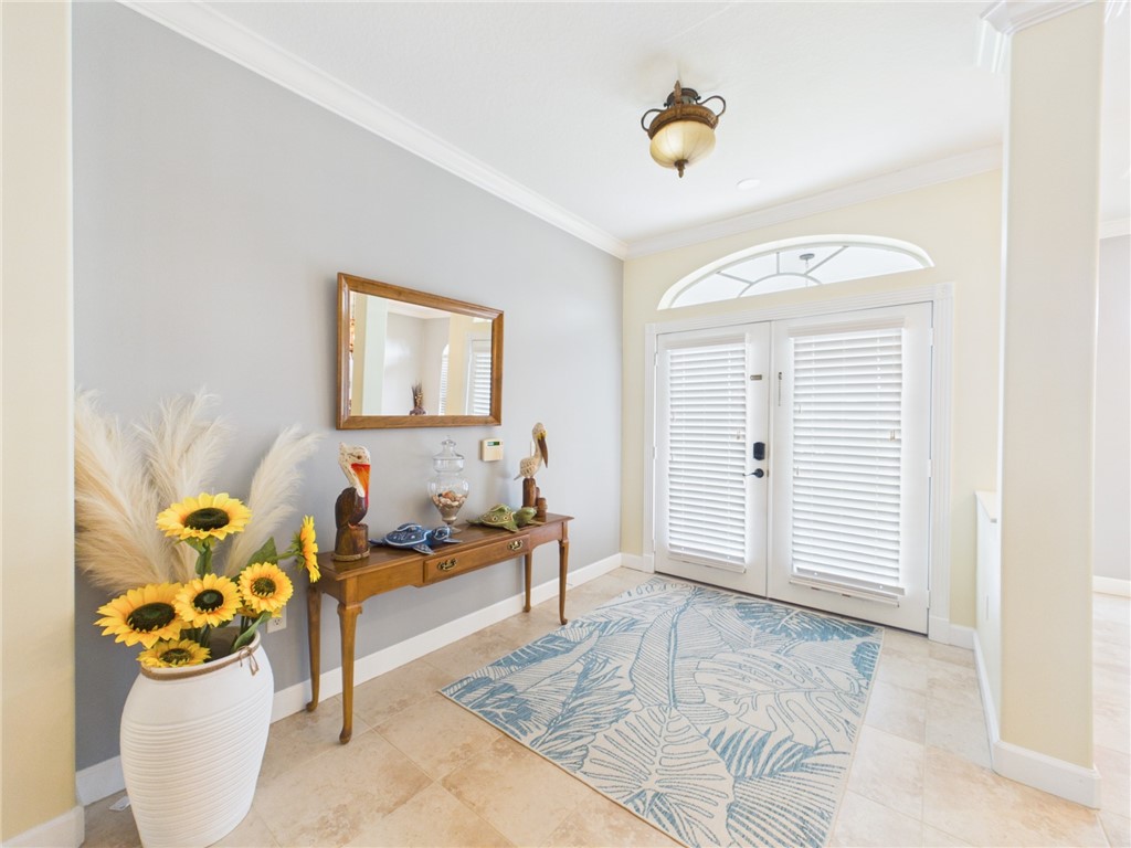 Wide Double Door Entry with lots of Natural Lighting
