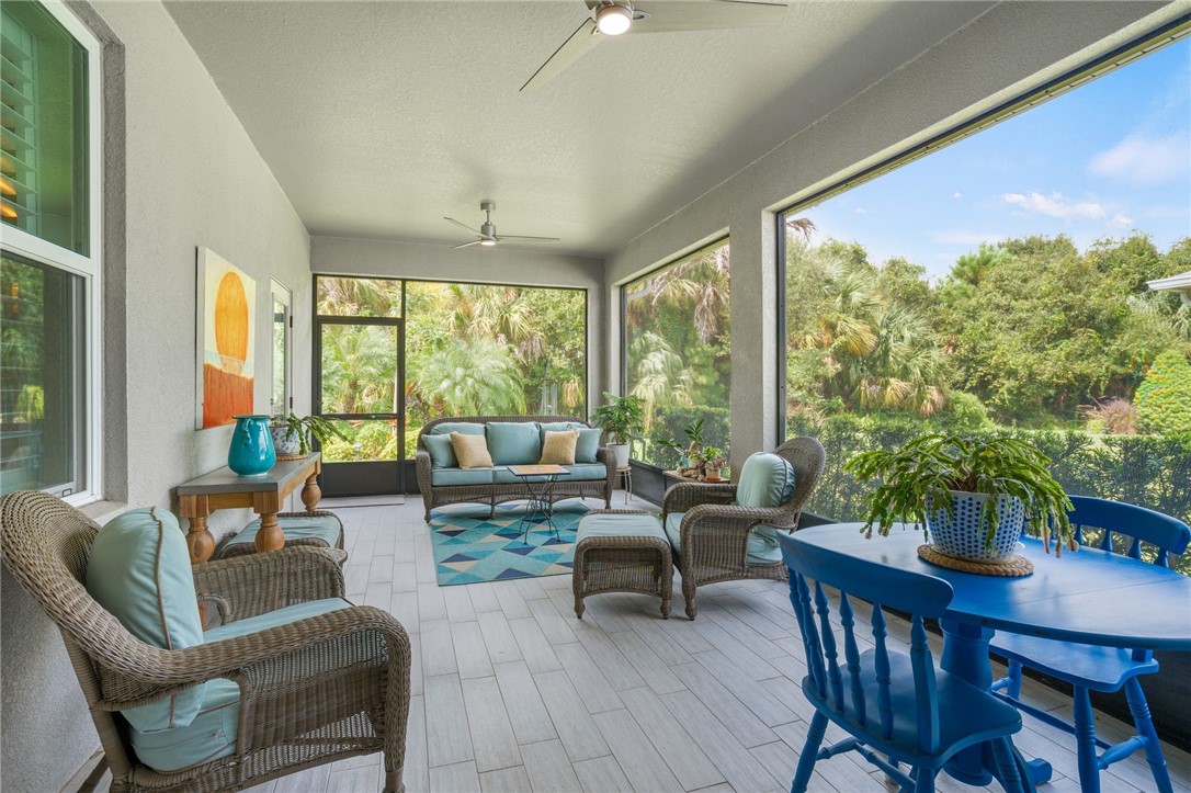 Screened in Lanai with Tile Floors ~ Peaceful Living