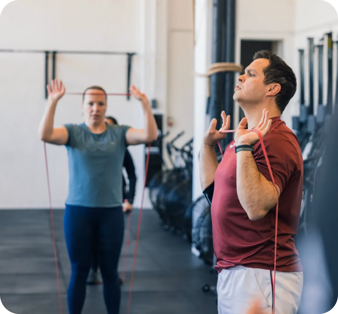Persönliche Betreuung beim Krafttraining