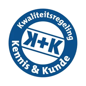 Logo K+K certificering voor restauratie en onderhoud