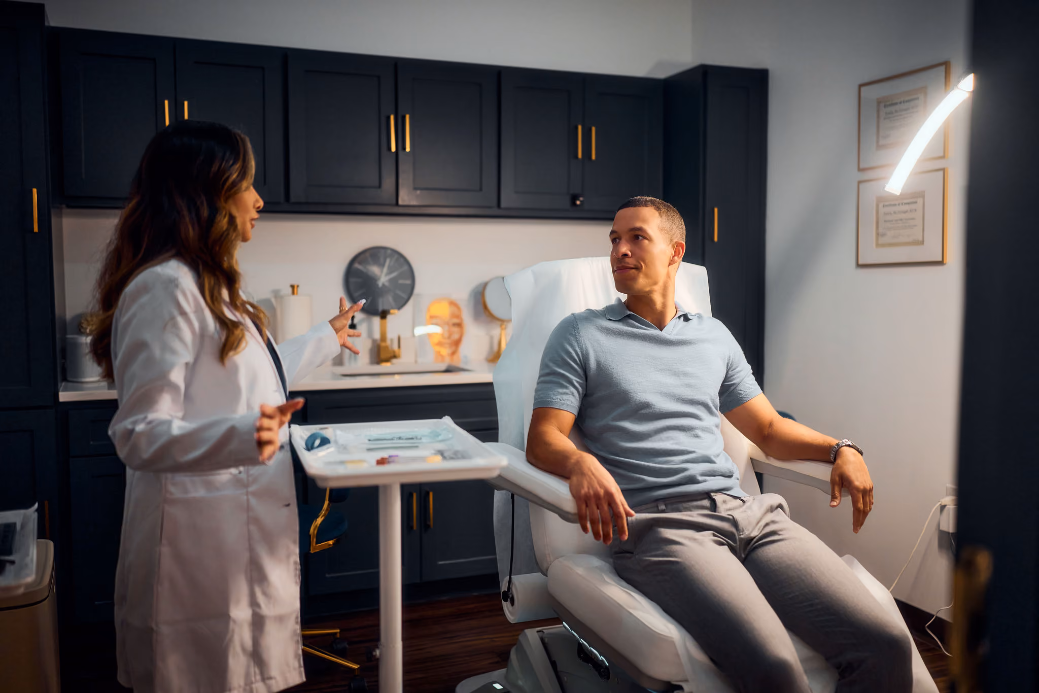 Physician consultation at VIV Wellness in Dallas