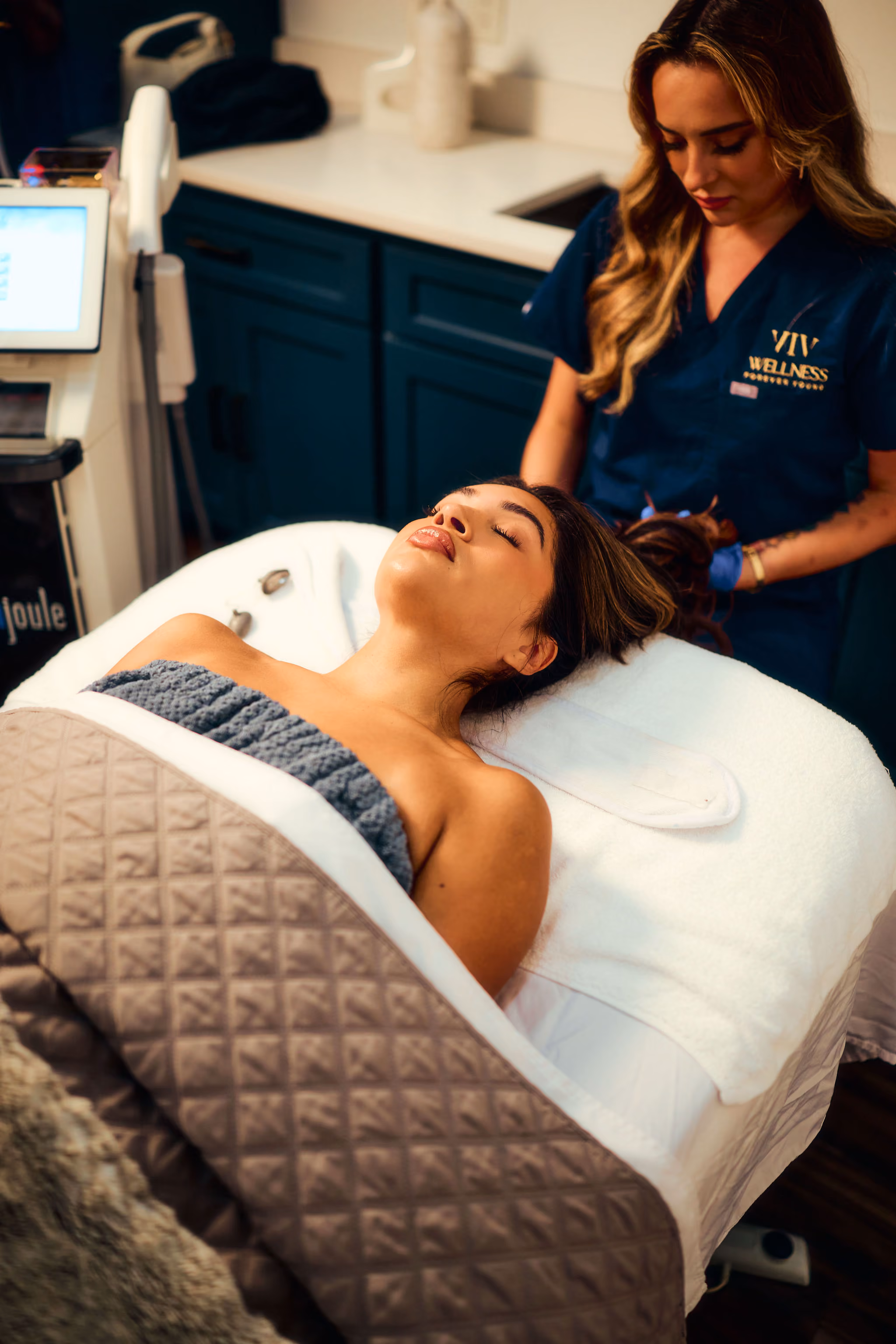 Hair restoration treatment at VIV Wellness in Dallas