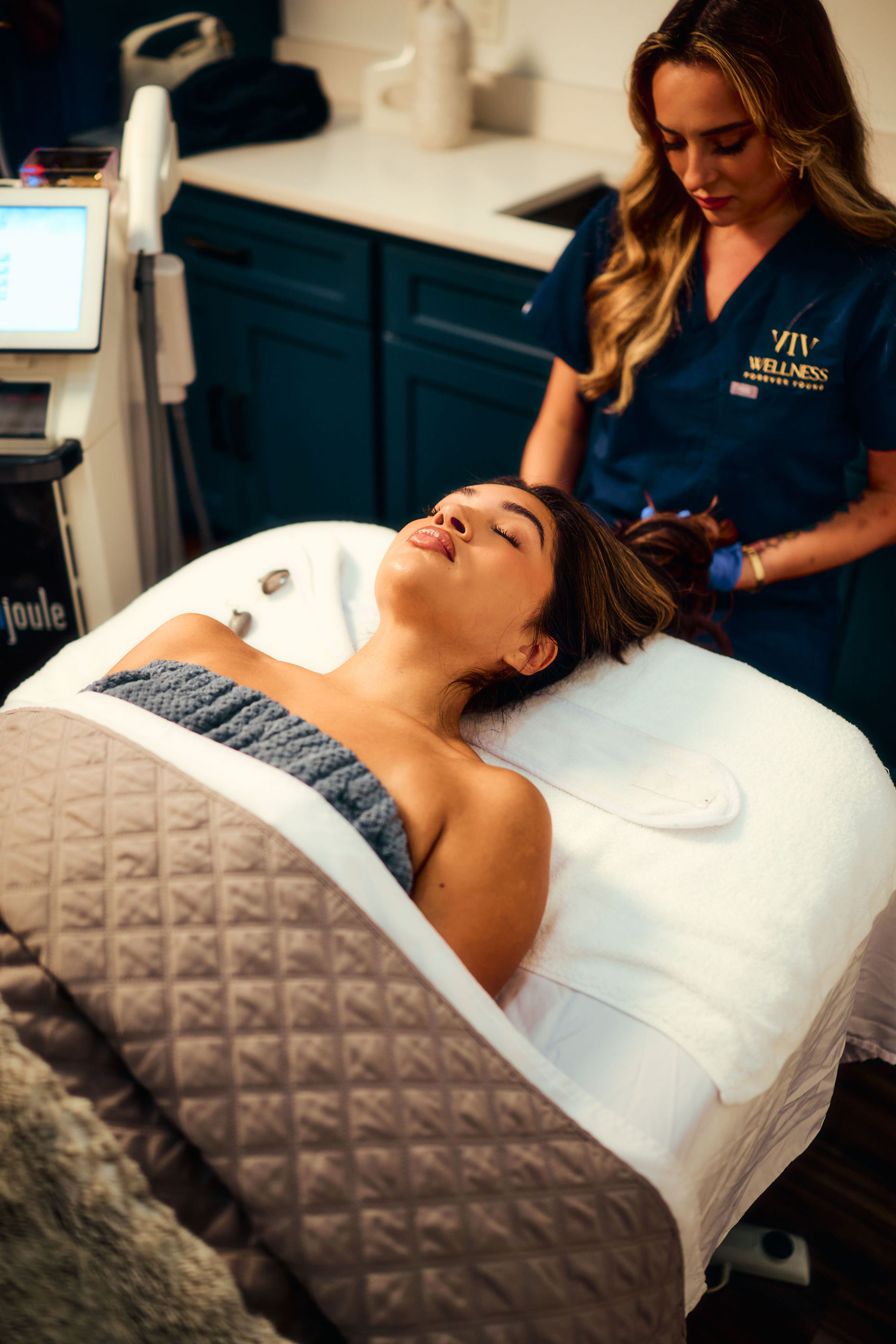 PRP hair restoration treatment for thinning hair at VIV Wellness in Dallas