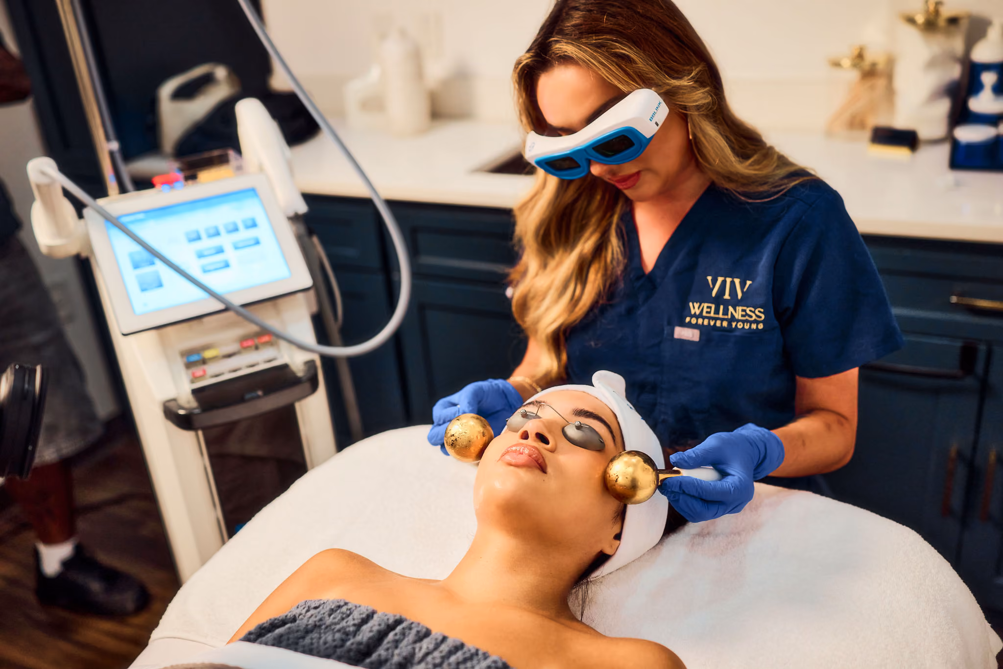 Laser Genesis redness treatment at VIV Wellness