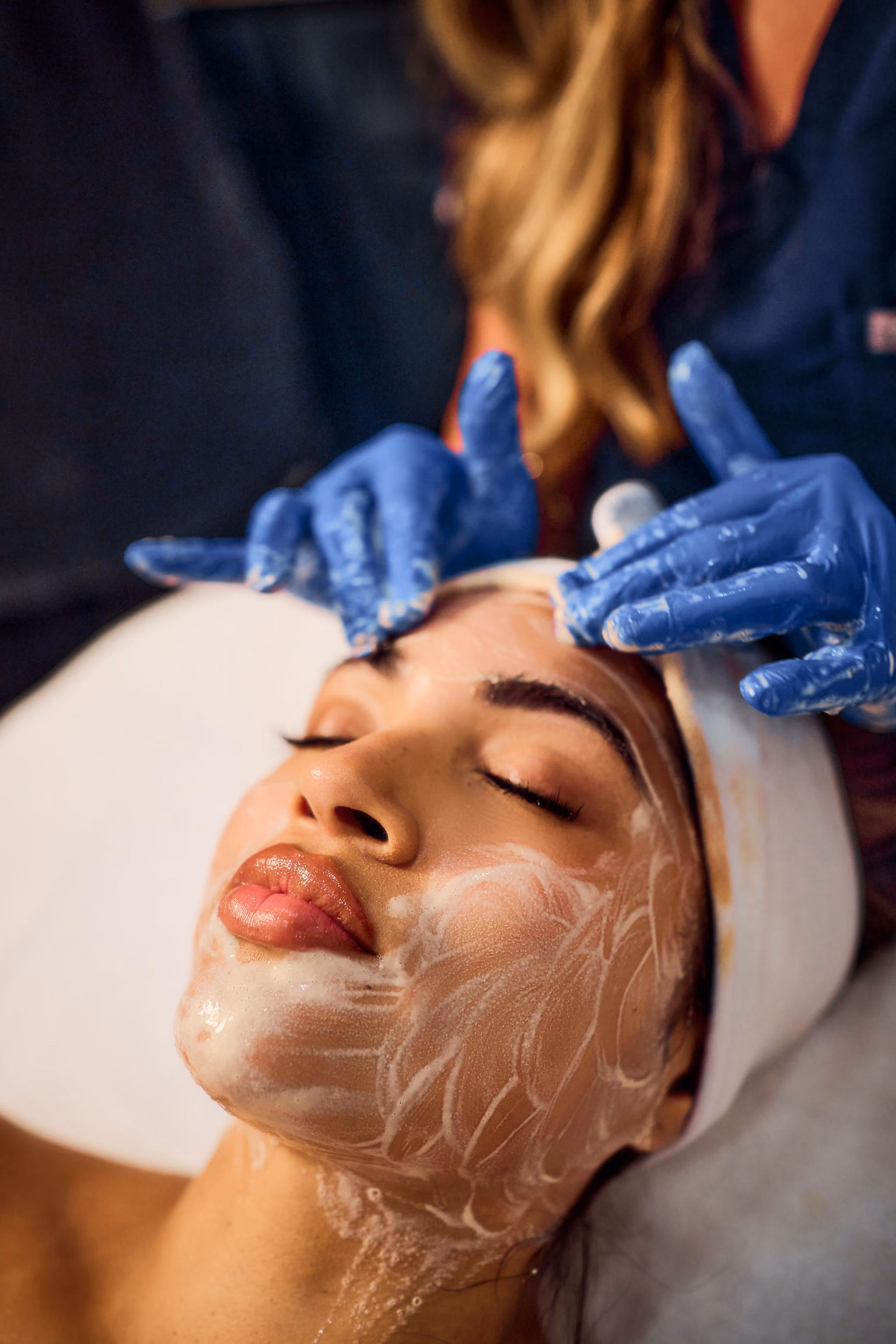 Hydrating facial treatment at VIV Wellness in Dallas