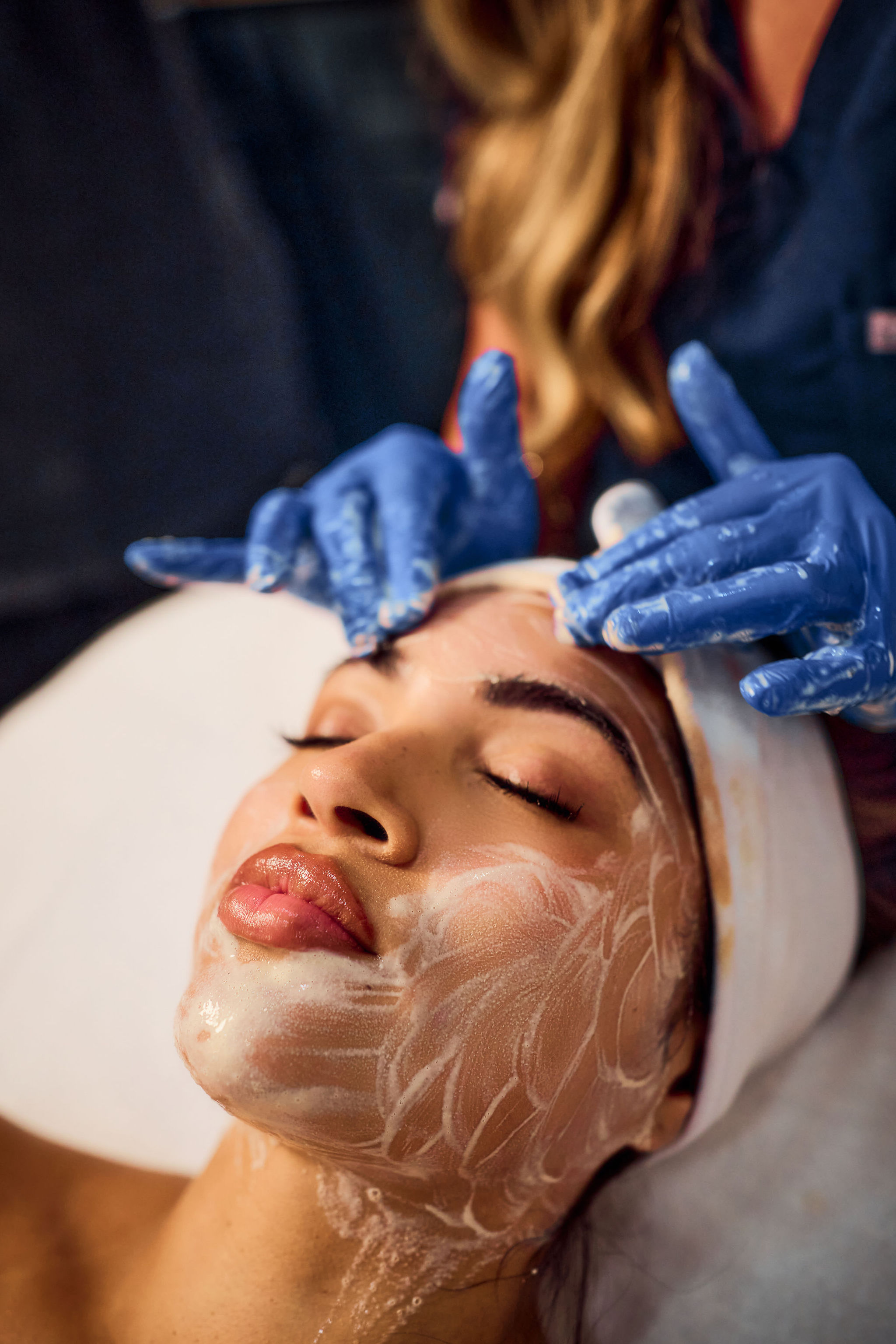 Hydrating facial treatment at VIV Wellness in Dallas