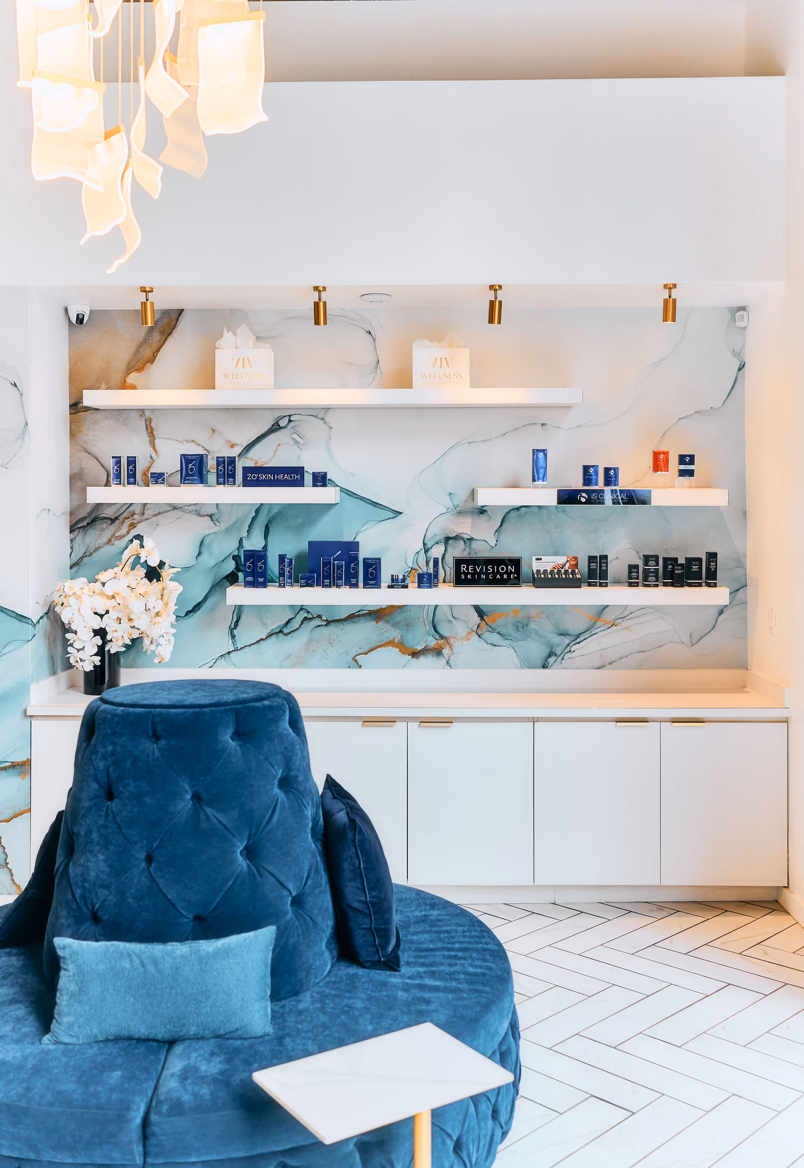 The VIV Wellness lounge in Victory Park, Dallas