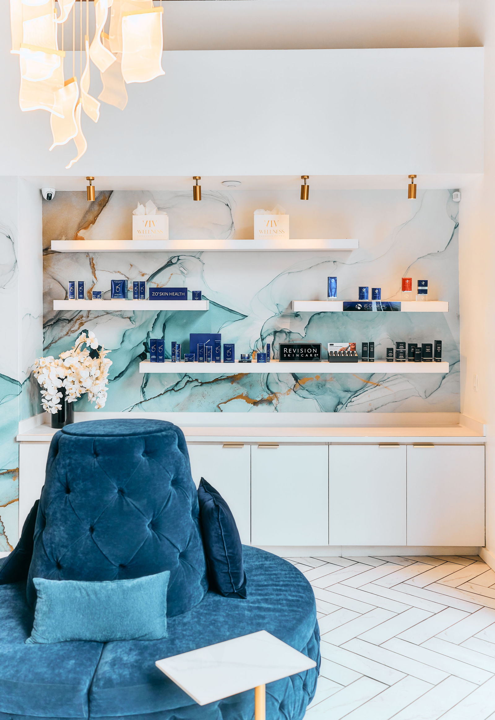 The VIV Wellness lounge in Victory Park, Dallas