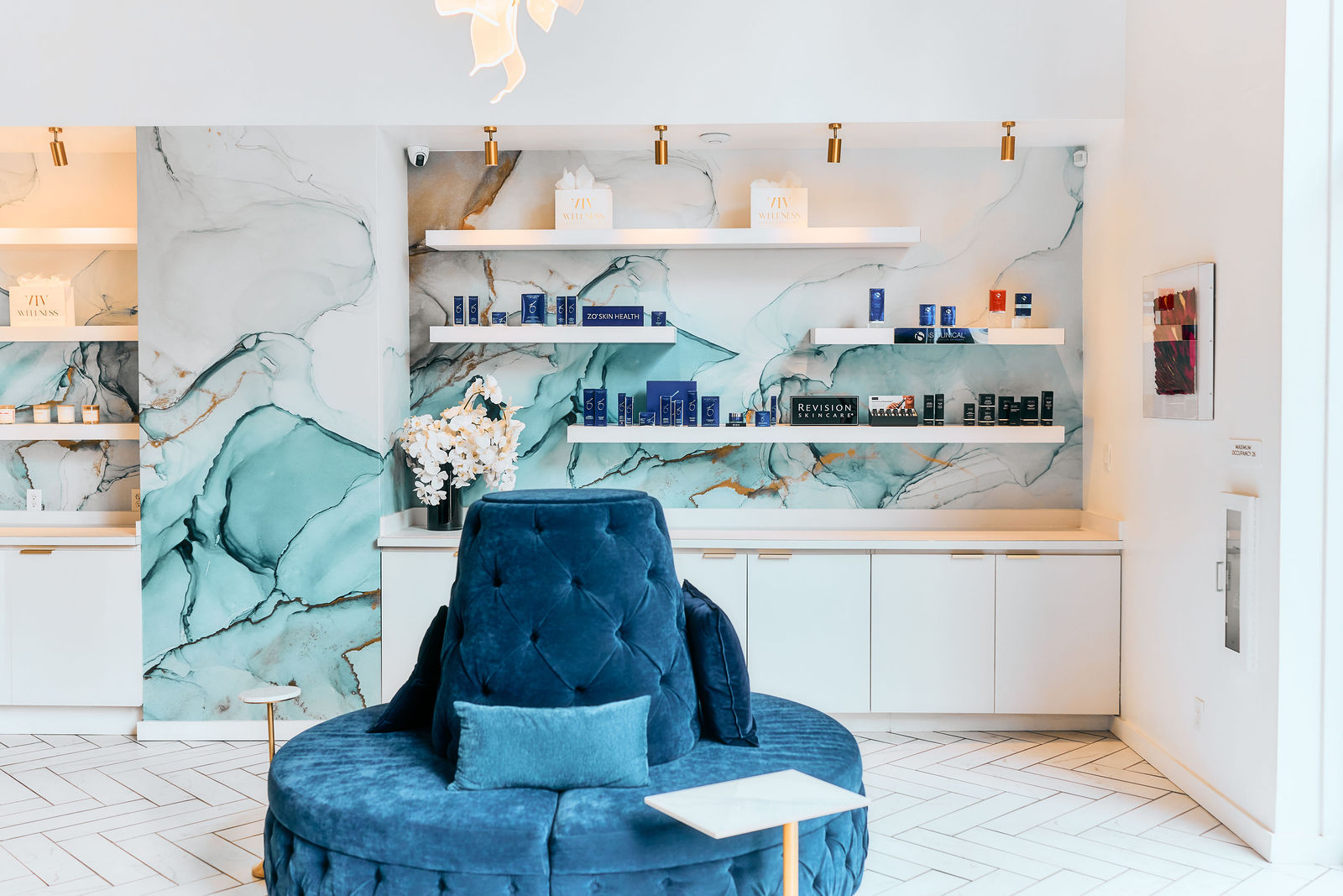 The VIV Wellness lounge in Victory Park, Dallas