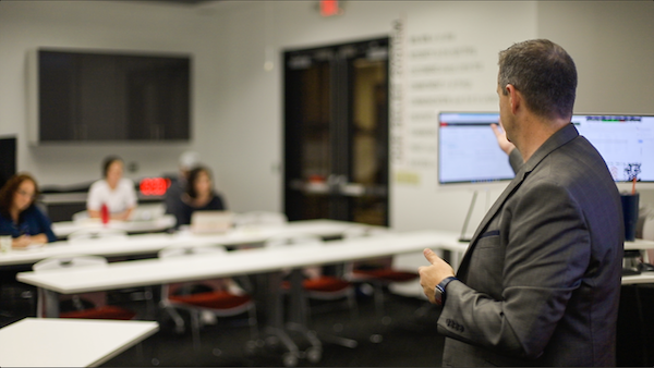 Chris Cox teaching a continuing-education class