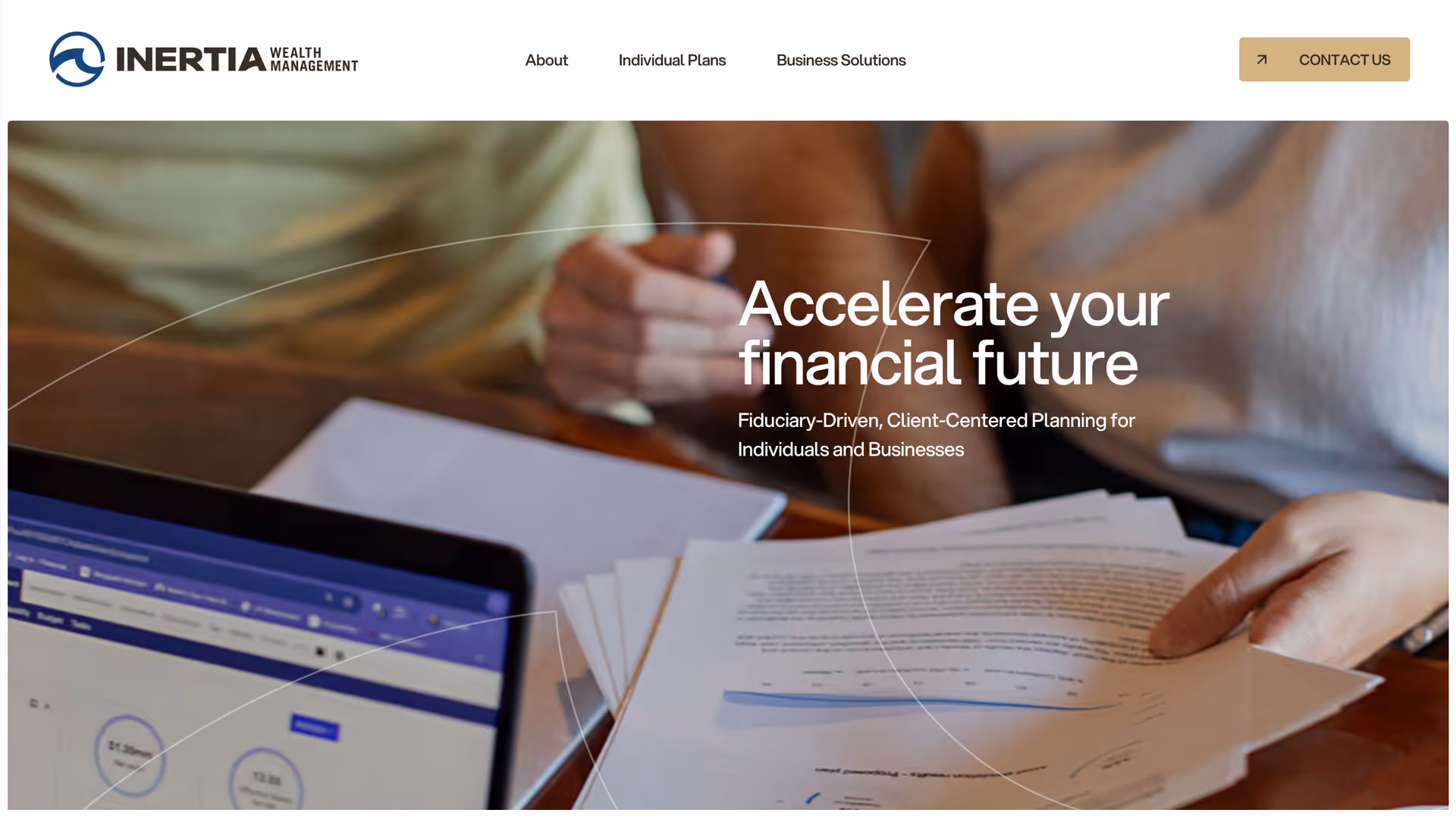 Inertia Wealth Management new website