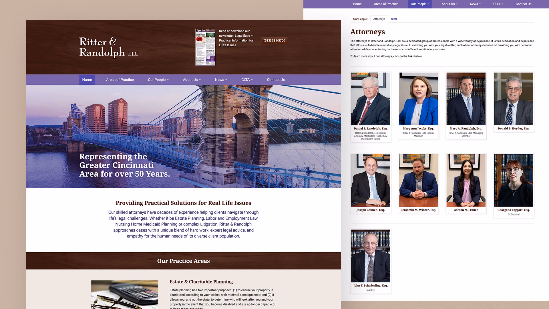 Ritter and Randolph before website