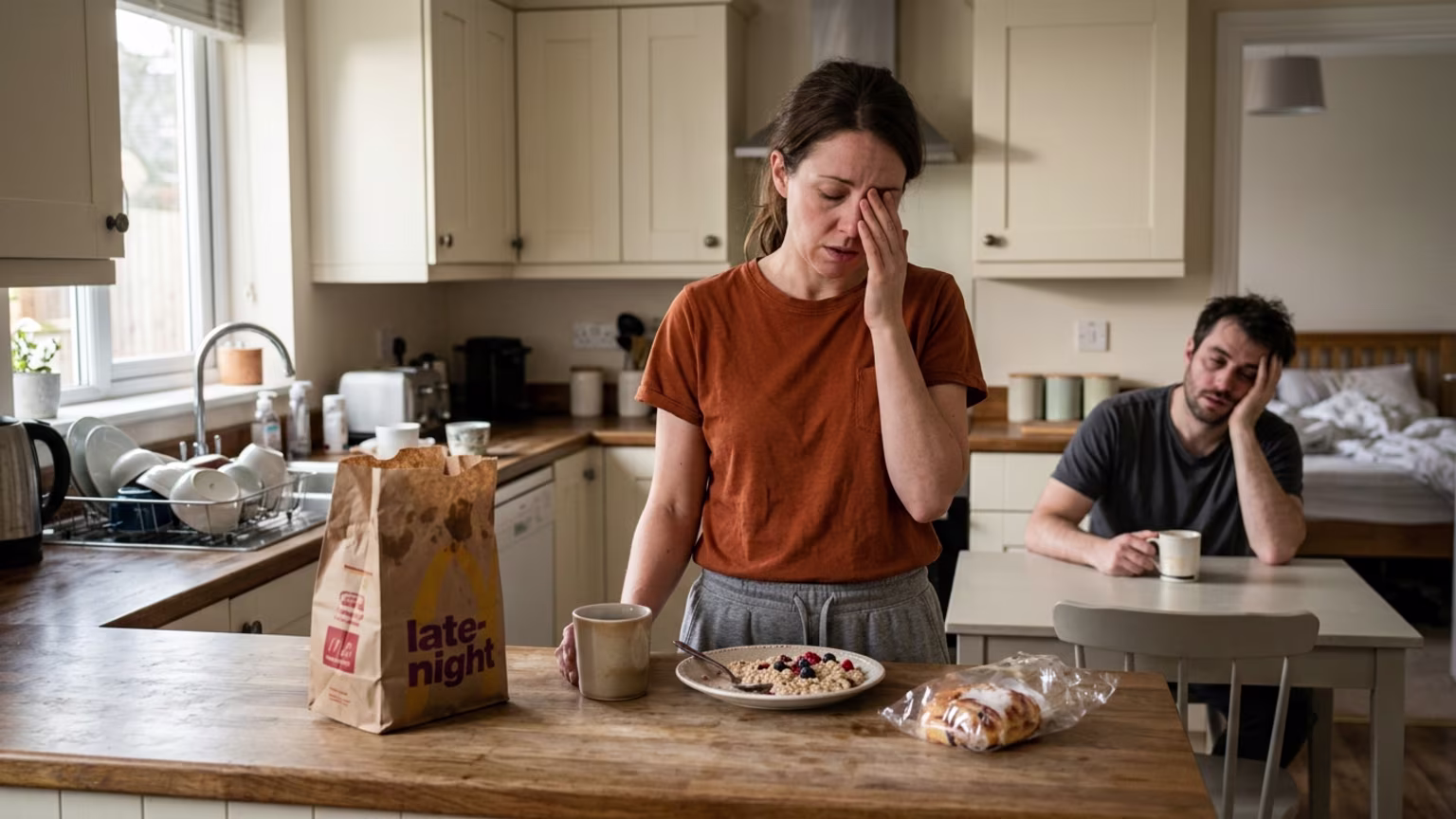 How Your Partner's Poor Sleep Undermines Your Own Healthy Eating Habits