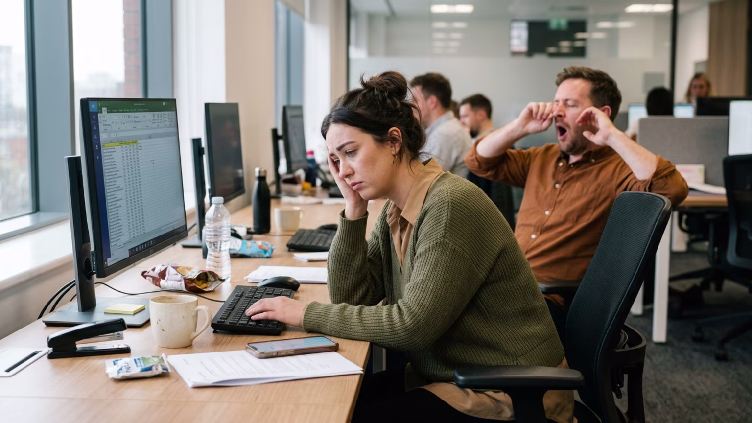Report links poor sleep and chronic stress to obesity risk in desk workers