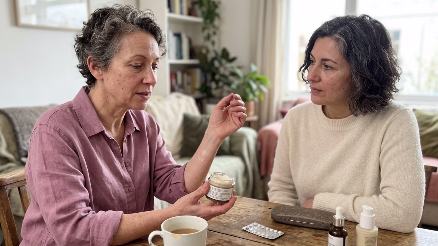 Comparing Topical Barrier Skincare and Systemic Hormone Treatments for Midlife Skin Changes