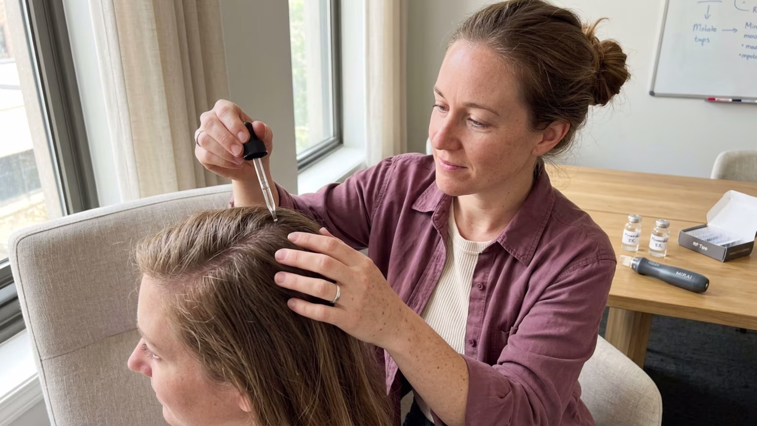 Radiofrequency Microporation and Minoxidil Delivery in Hair Loss Research