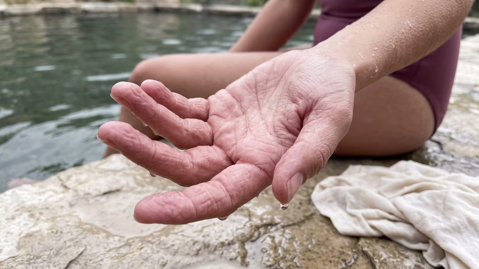 Why Fingers Wrinkle in Water: Science Separates Immersion from Dehydrated Skin