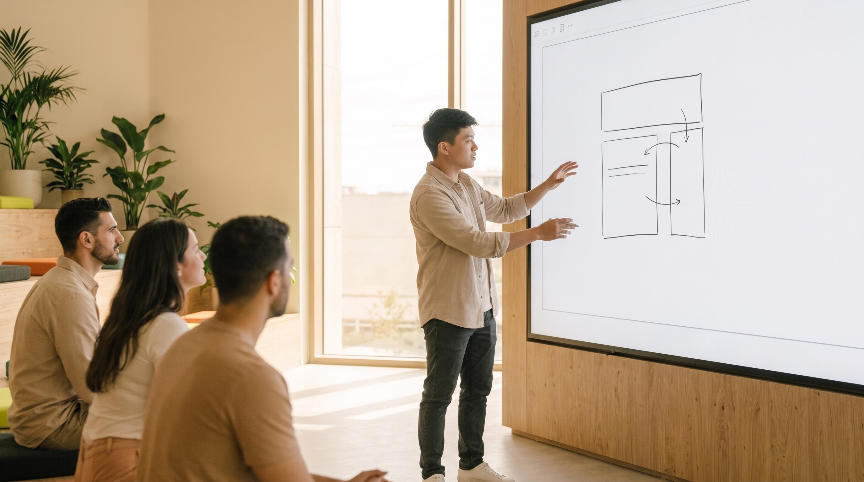 Presenting without slides: run your talk straight from a whiteboard