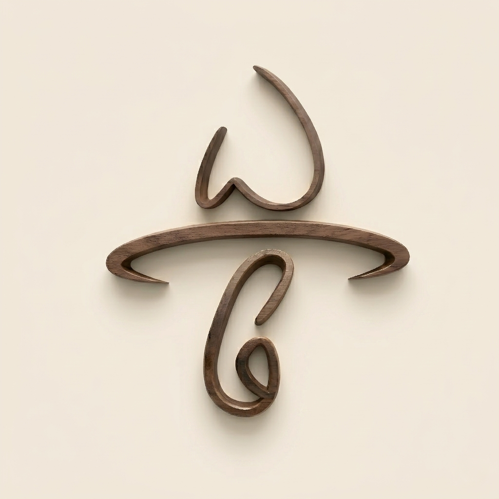 Early bronze design on off white background showing The letters W and C vertically separated by a bronze line.