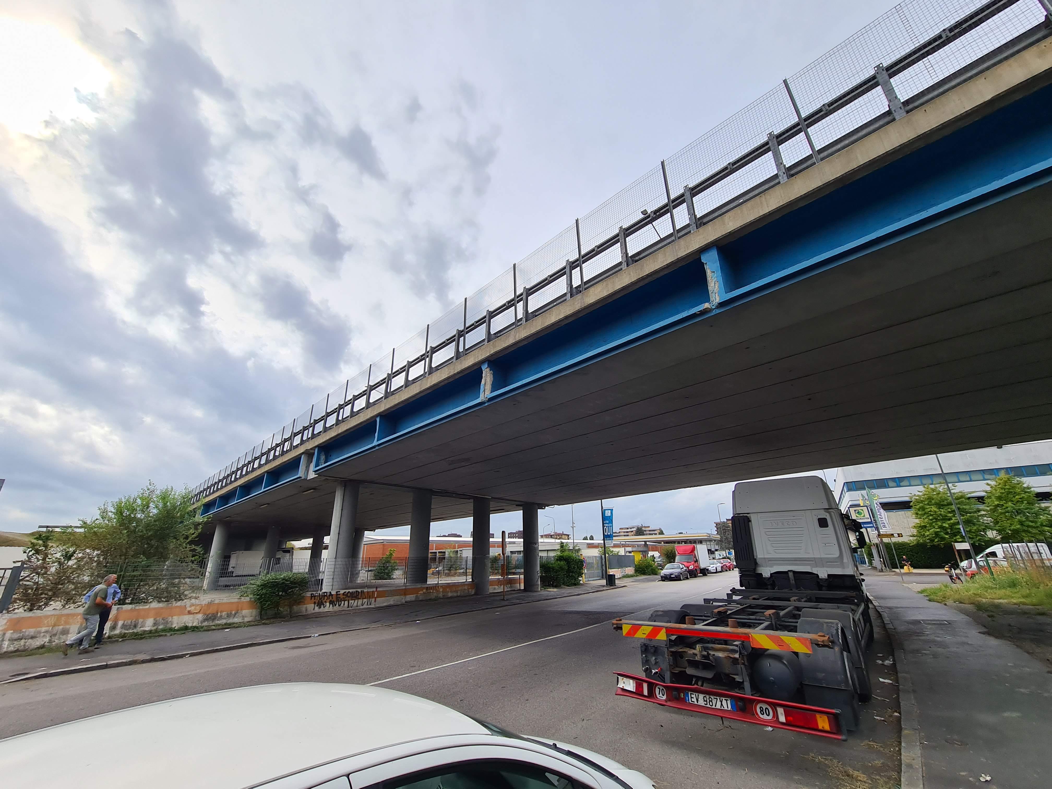 The existing viaduct before works