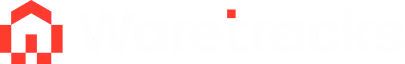 Logo von Clevertronics mit einem roten Haus-Dach-Symbol links neben dem weißen Schriftzug auf schwarzem Hintergrund.