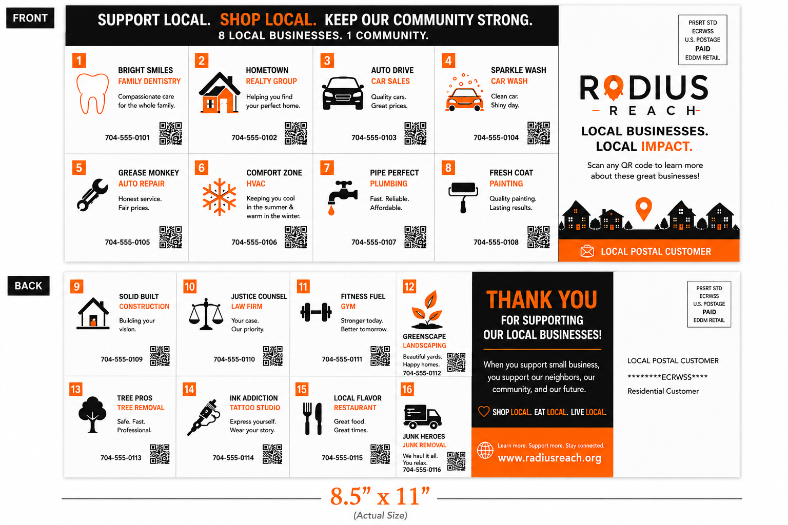 Radius Reach Mailer