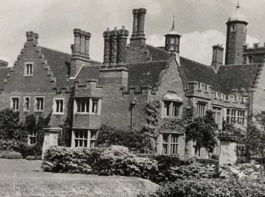 The historic chimneys of Lanwades Hall