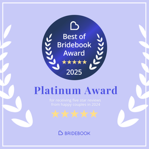 Bridebook Best of 2025 Platinum Award