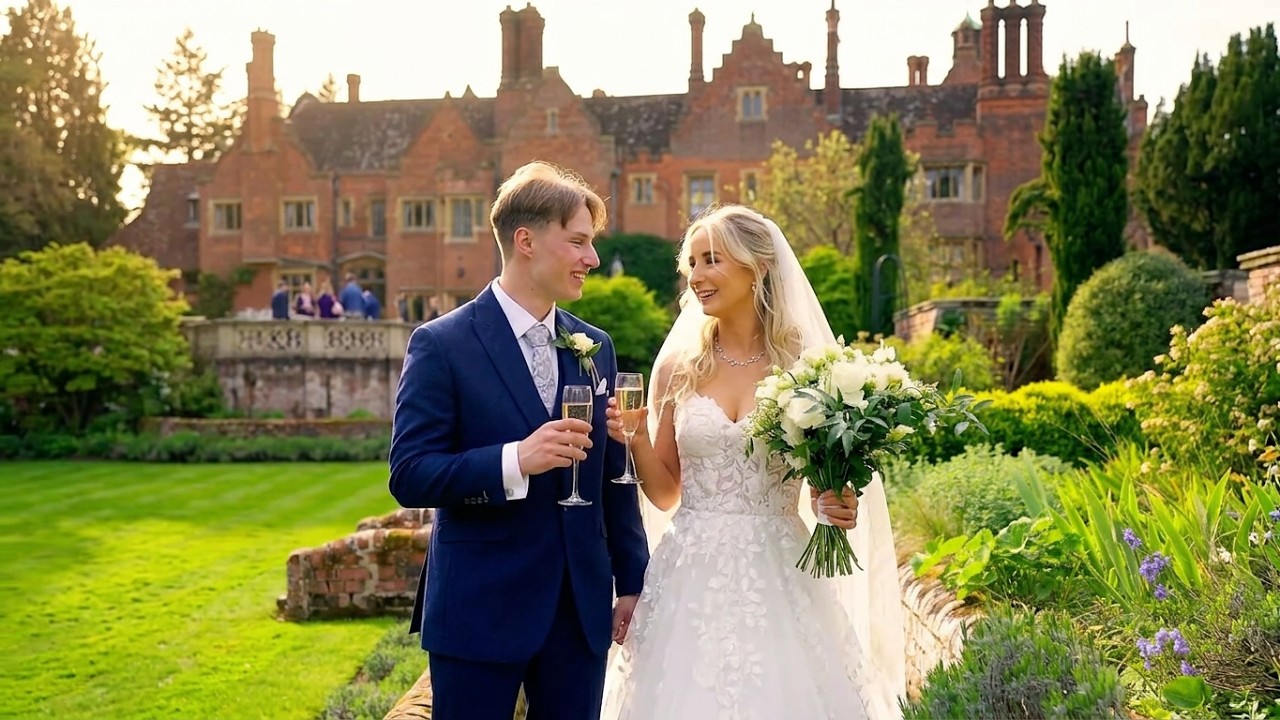 Chloe and Nash's wedding film at Lanwades Hall
