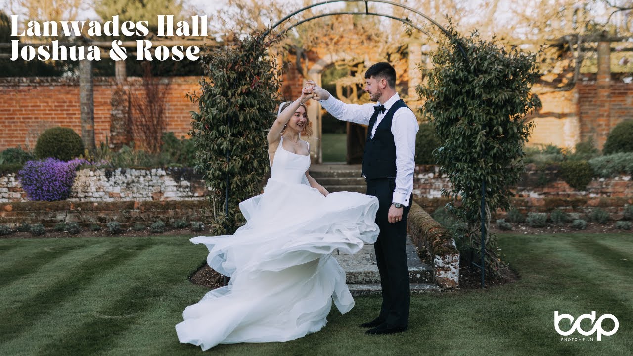 Joshua and Rose's wedding film at Lanwades Hall