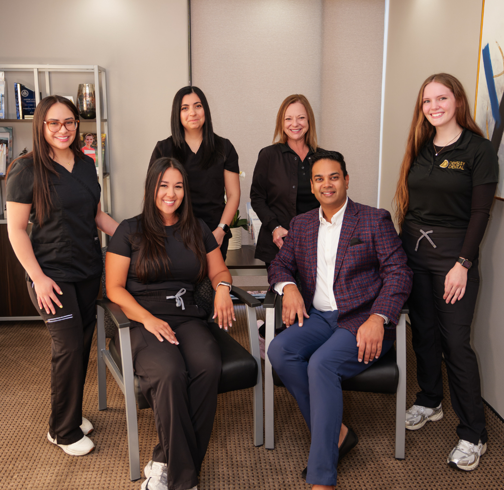 The Densley Dental team in Henderson NV, with Dr. Aman Sidhu and Dr. Roger Densley