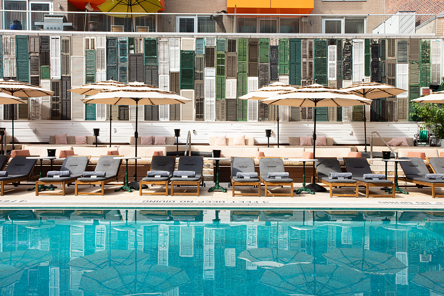 The pool at CODA Beach Club