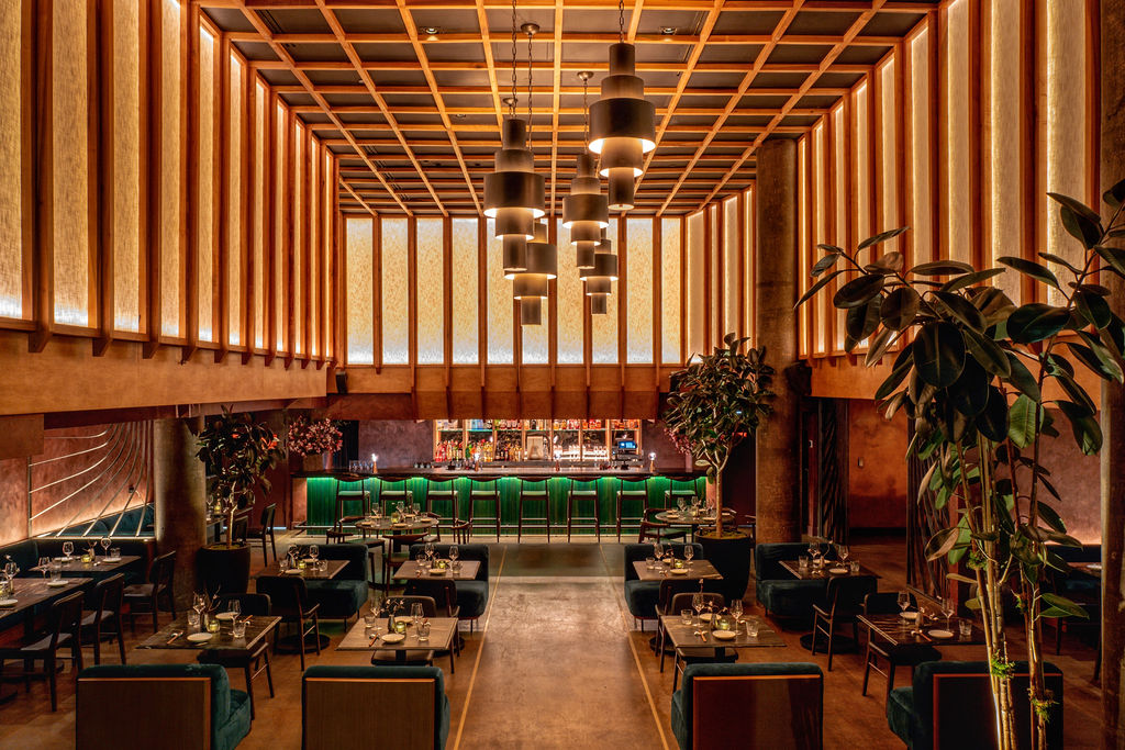 The dining room at CODA Williamsburg