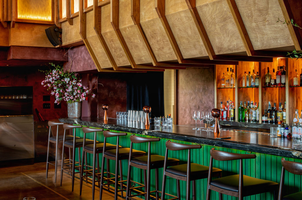 The dining room