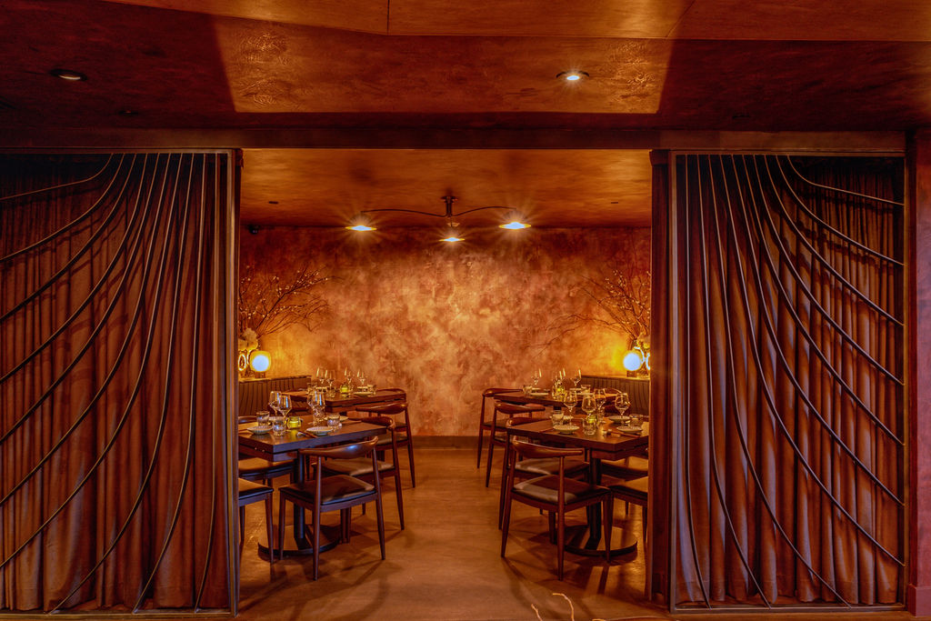 The dining room at Meili