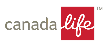 Canada Life logo with the word 'canada' in gray lowercase letters and 'life' in white cursive inside a red square.