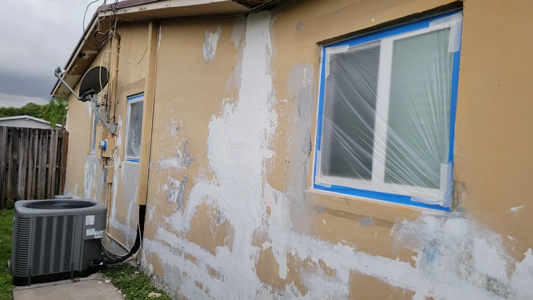 Completed exterior painting project in Coral Springs Florida