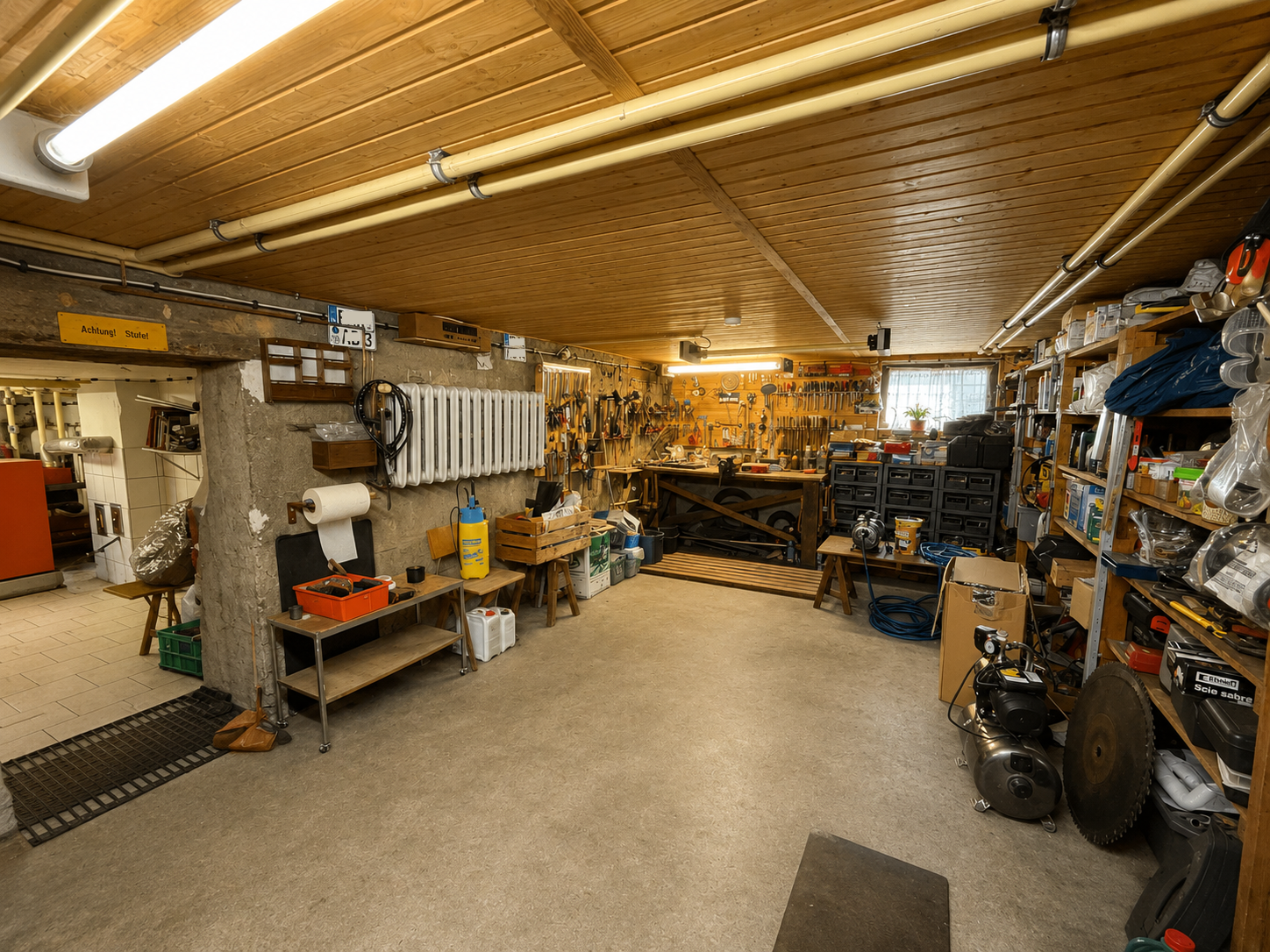 Garage des Einfamilienhauses in Bernau-Birkholzaue