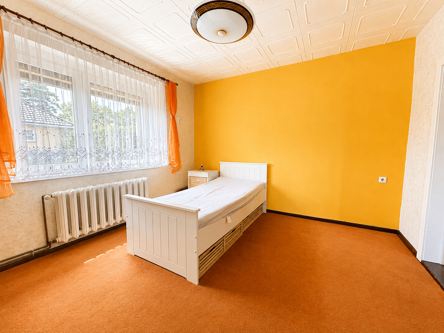 Schlafzimmer des Einfamilienhauses in Bernau-Birkholzaue
