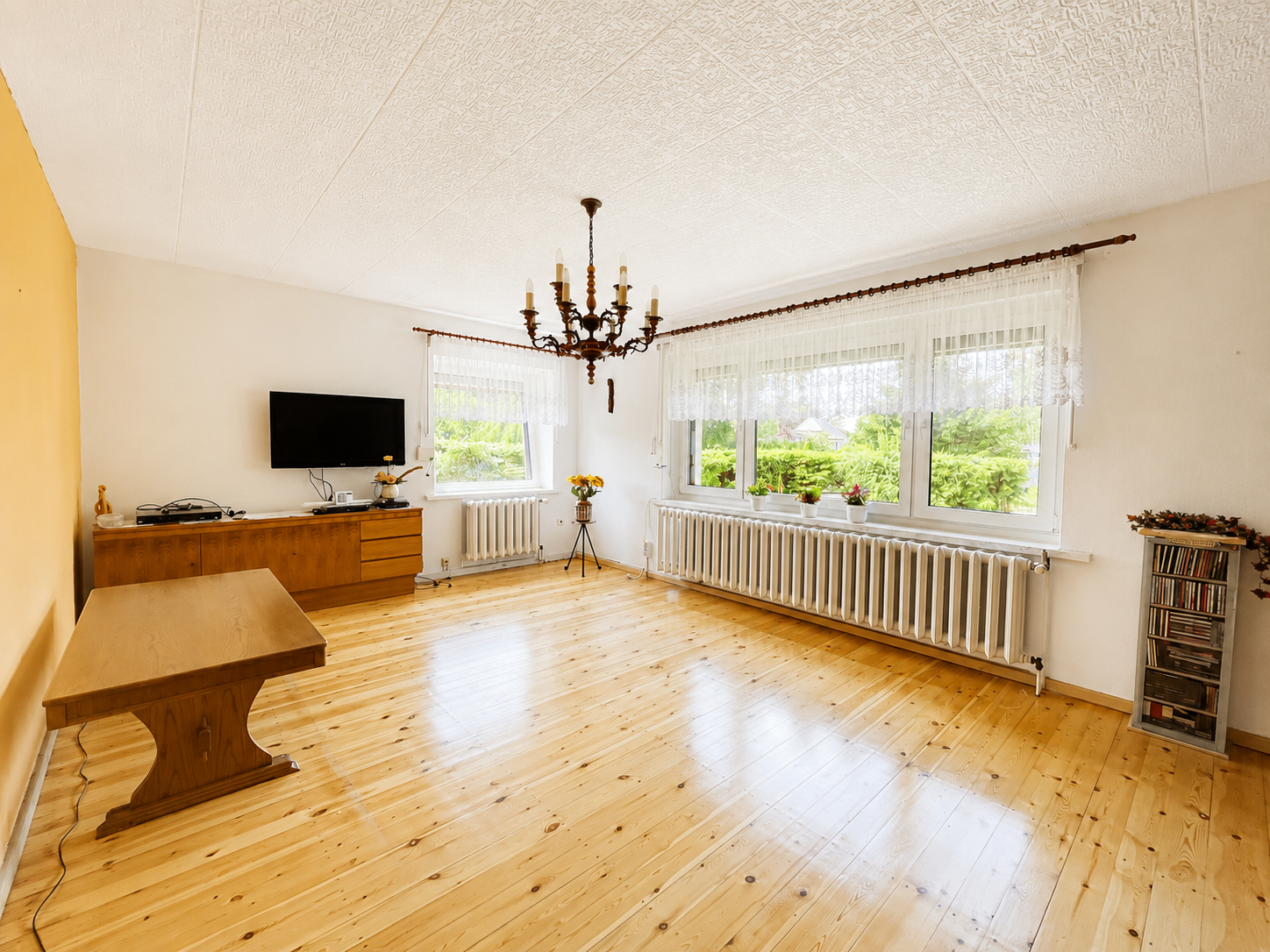 Wohnzimmer des Einfamilienhauses in Bernau-Birkholzaue