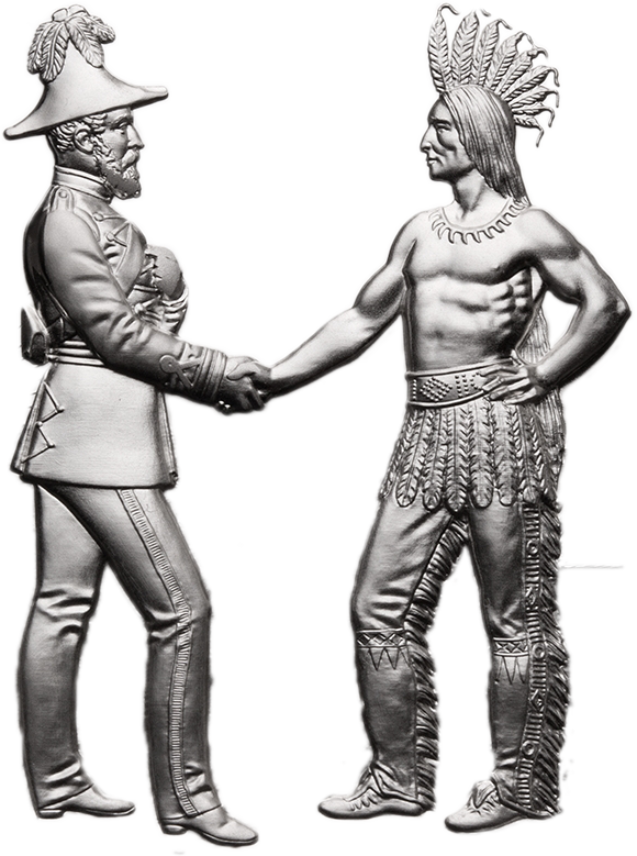 Background image of two men shaking hands