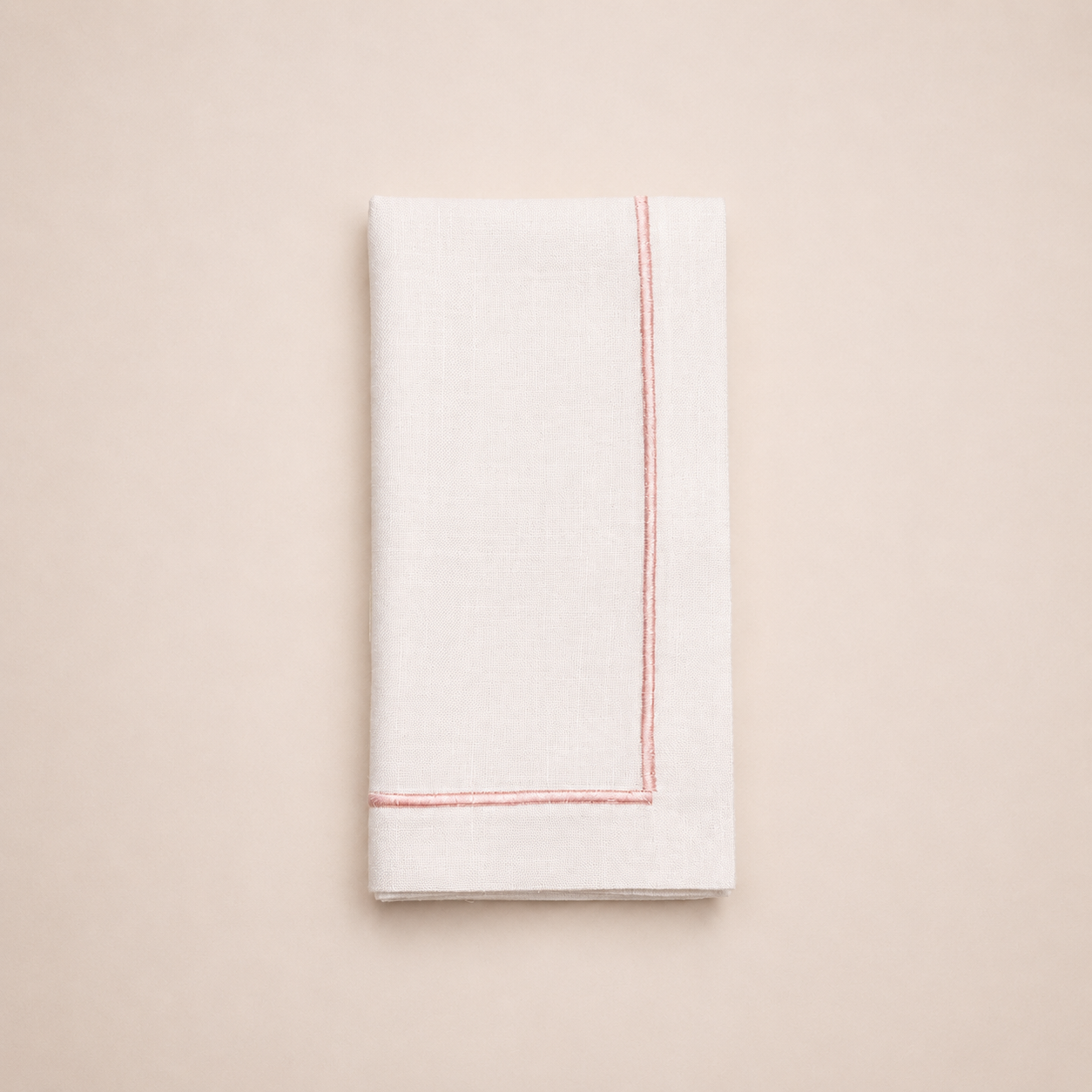 Line Collection Rose Napkin