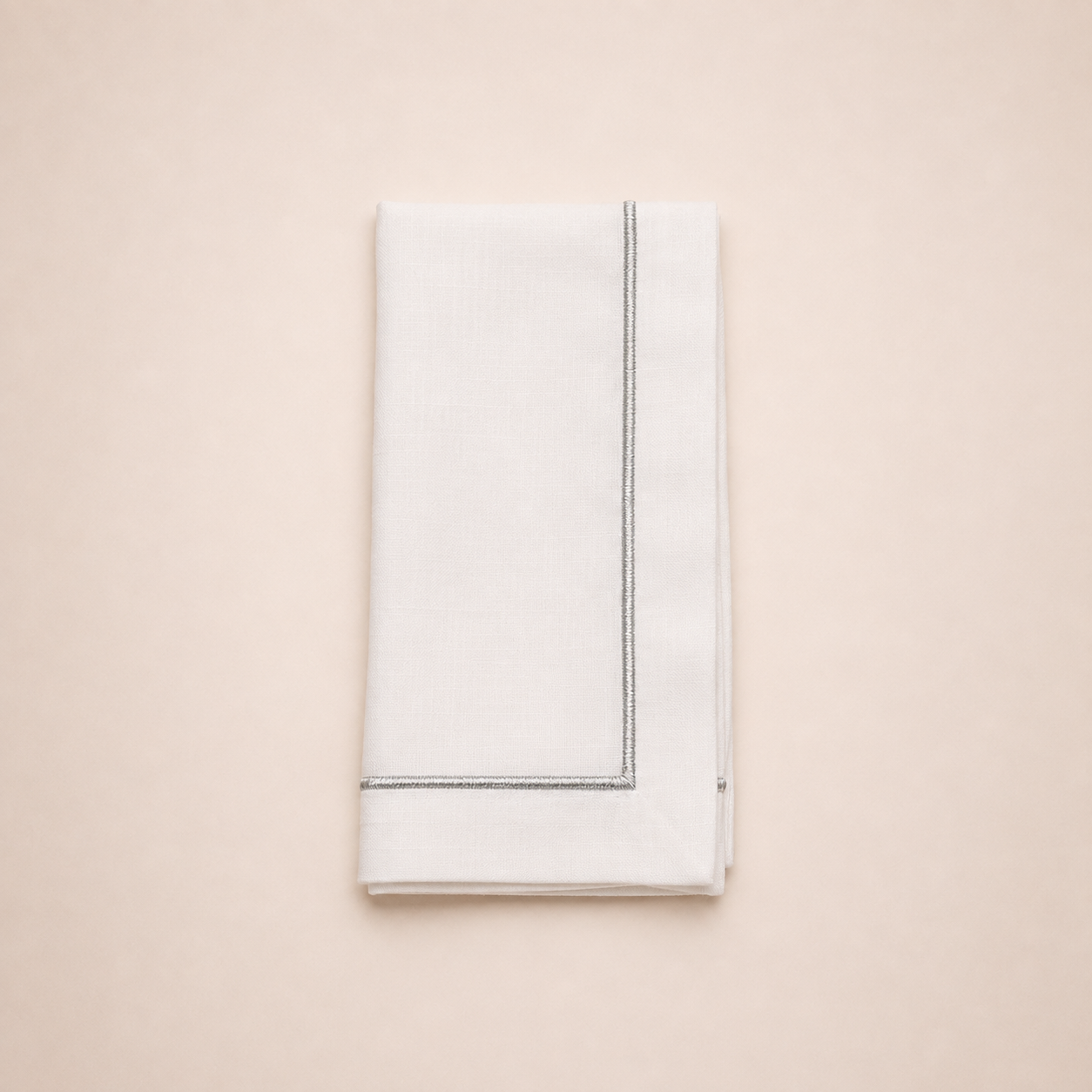 Line Collection Silver Napkin