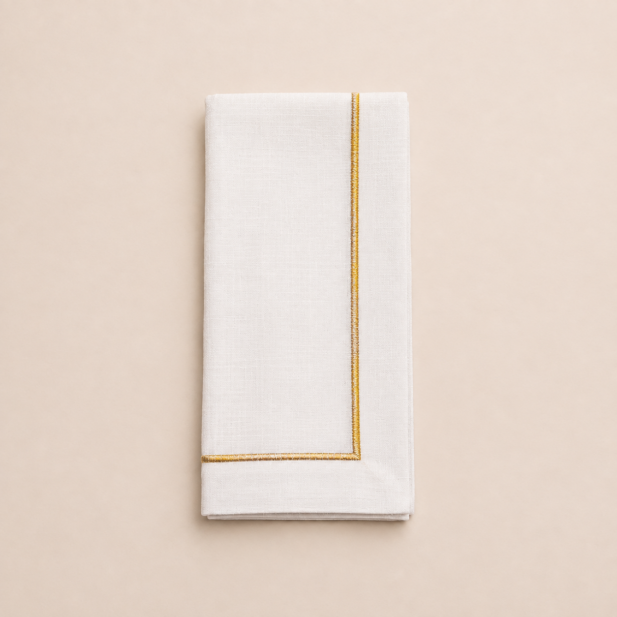Line Collection Gold Napkin