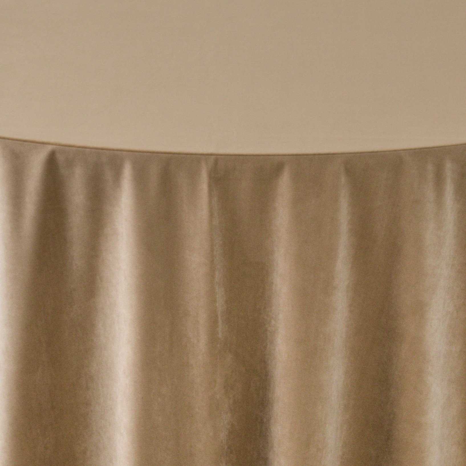 Velvet Beige Tablecloth