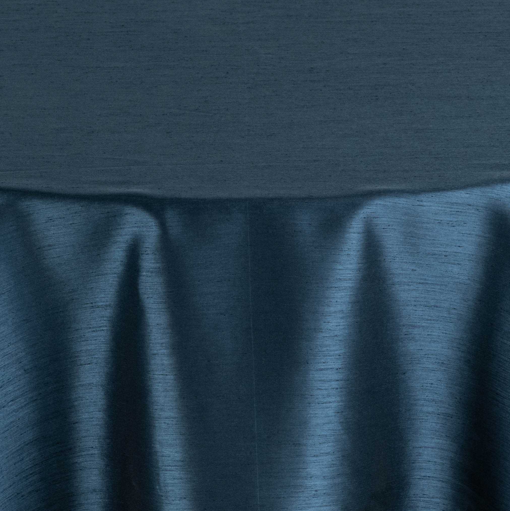Dupioni Navy Tablecloth