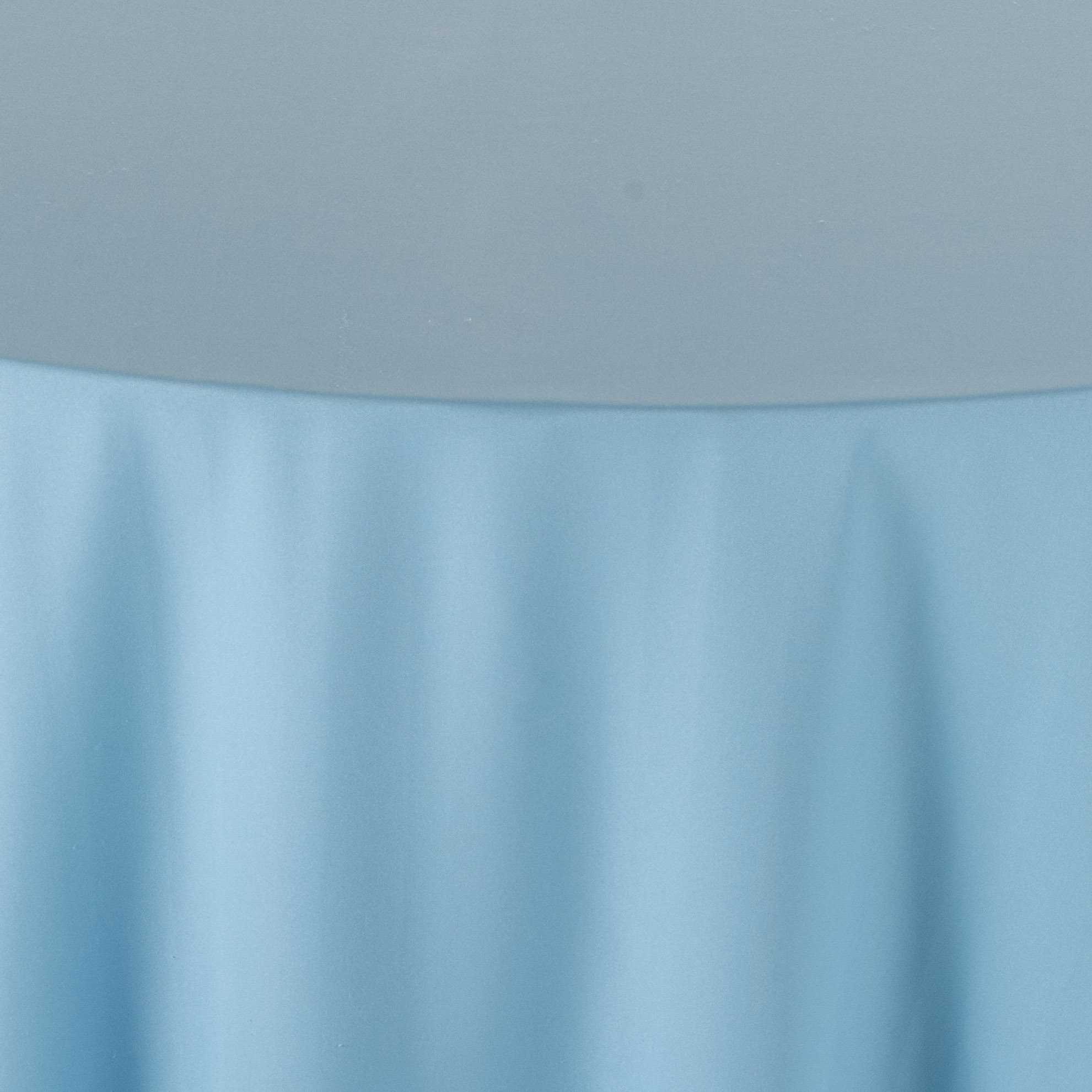 Polyester Ligh Blue Tablecloth